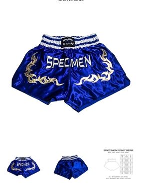 Specimen Warrior Muay Thai Shorts XL
